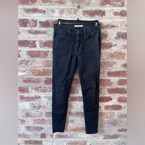 Levi’s 710 super skinny size 28 black jeans. Stretchy and comfortable